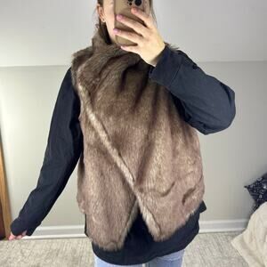 Mossimo Reversible Fur Vest